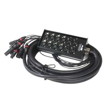 PROX 8 x 4 Channel XLR Microphone Stage Snake Cable 25ft