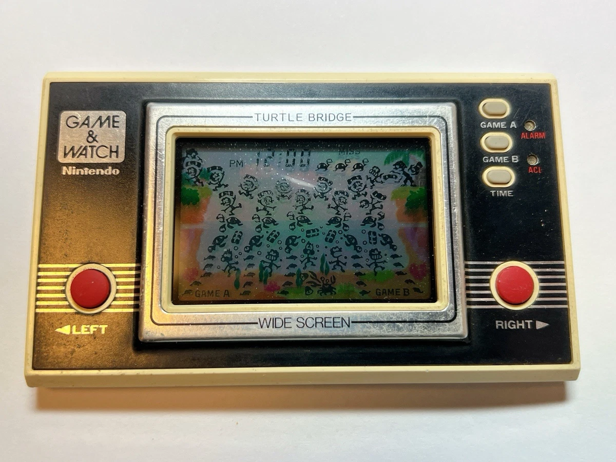 【当時物】Nintendo Game & Watch Turtle Bridge NINTENDO GAME AND & WATCH Turtle Bridge 1982 Direct From Japan