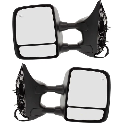 Power Mirror LH RH Set of 2 For 04-15 Nissan Titan Heated Manual Fold w/o Memory