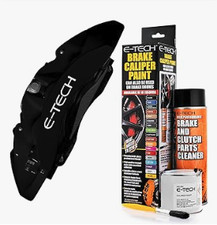 Black Brake Caliper Paint E-Tech Kit For Drums Car Engine Bay Car