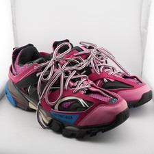 Balenciaga Pink Blue Track Trainer Sneakers M...