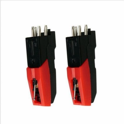 2Pack Turntable Phono Ceramic Cartridge W/ Stylus Needle For LP Record Player x