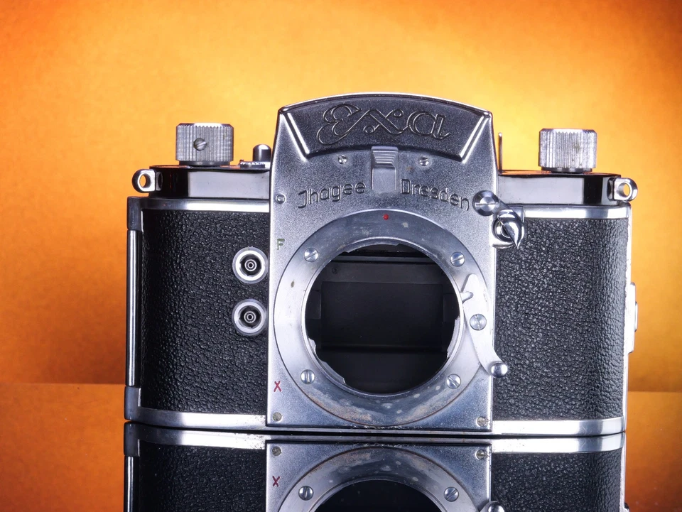 Ihagee EXA FX 1956 dos coaxiales, cuerpo de cámara Pentacon Dresden 35 mm #429833 Foto 2 de 4