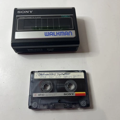 Sony Walkman WM-41  Tape Player w/ Vintage Sony Tape &New  Belts - Tested READ