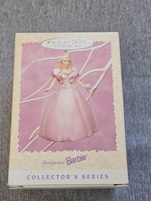 Vintage 1996 Hallmark Keepsake Springtime Barbie Ornament Collector Series Boxed