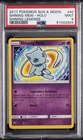 2017 POKEMON SUN & MOON SHINING LEGENDS #40 SHINING MEW-HOLO PSA 9