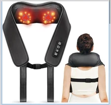 TISSCARE Shiatsu Neck Massager for Pain Relief Deep Tissue, Back Ma... Fast Ship