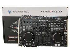 Denon DJ DN-MC6000 with Power Supply and Box Tested Working 4-Channle Controler