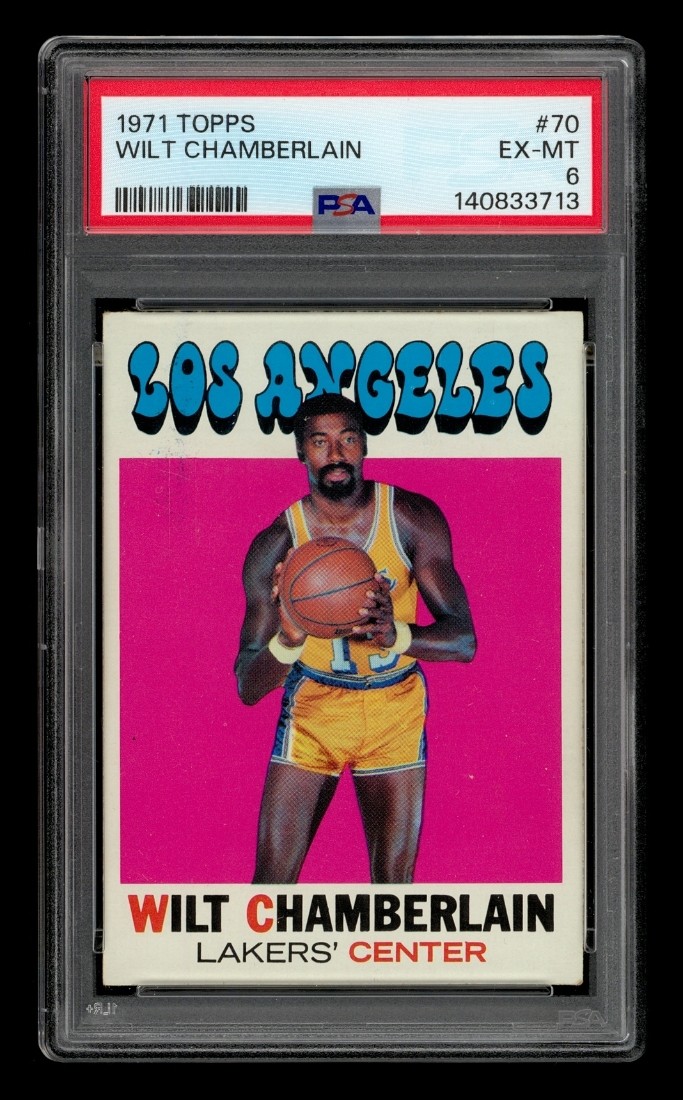 1971 Topps Wilt Chamberlain #70 PSA 6