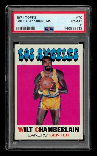 1971 Topps Wilt Chamberlain #70 PSA 6