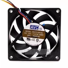AVC DE07015B12U 7015 DC12V 0.7A 4-Wire Cooling Fan
