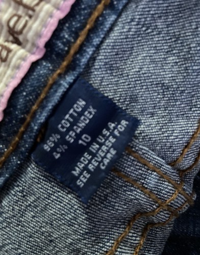 Boutique Ave Blue jeans sz 10 & NWT Cherokee girls Fair Isle sweater L 2pc lot - Picture 8 of 9