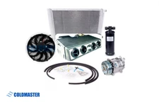 Universal Under Dash A/C Kit 404 Premium Chrome Finish Quick Fit, 2A-V Belt