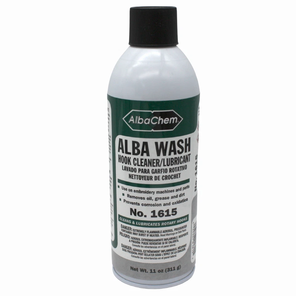AlbaChem Alba Wash 1615 Hook Cleaner / Lubricant Spray 11 Oz.