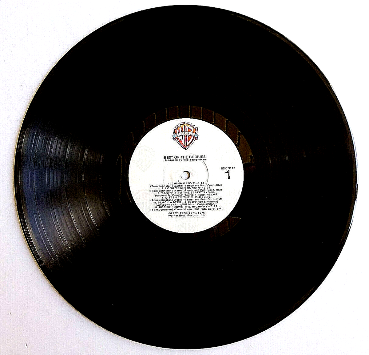 DOOBIE BROTHERS - Best of the Doobies - Vinyl LP 1976 Warner Bros