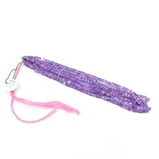 Amazing Amethyst Box Shape Beads Handmade Cube Loose Gemstone 4.5-6 MM 16"