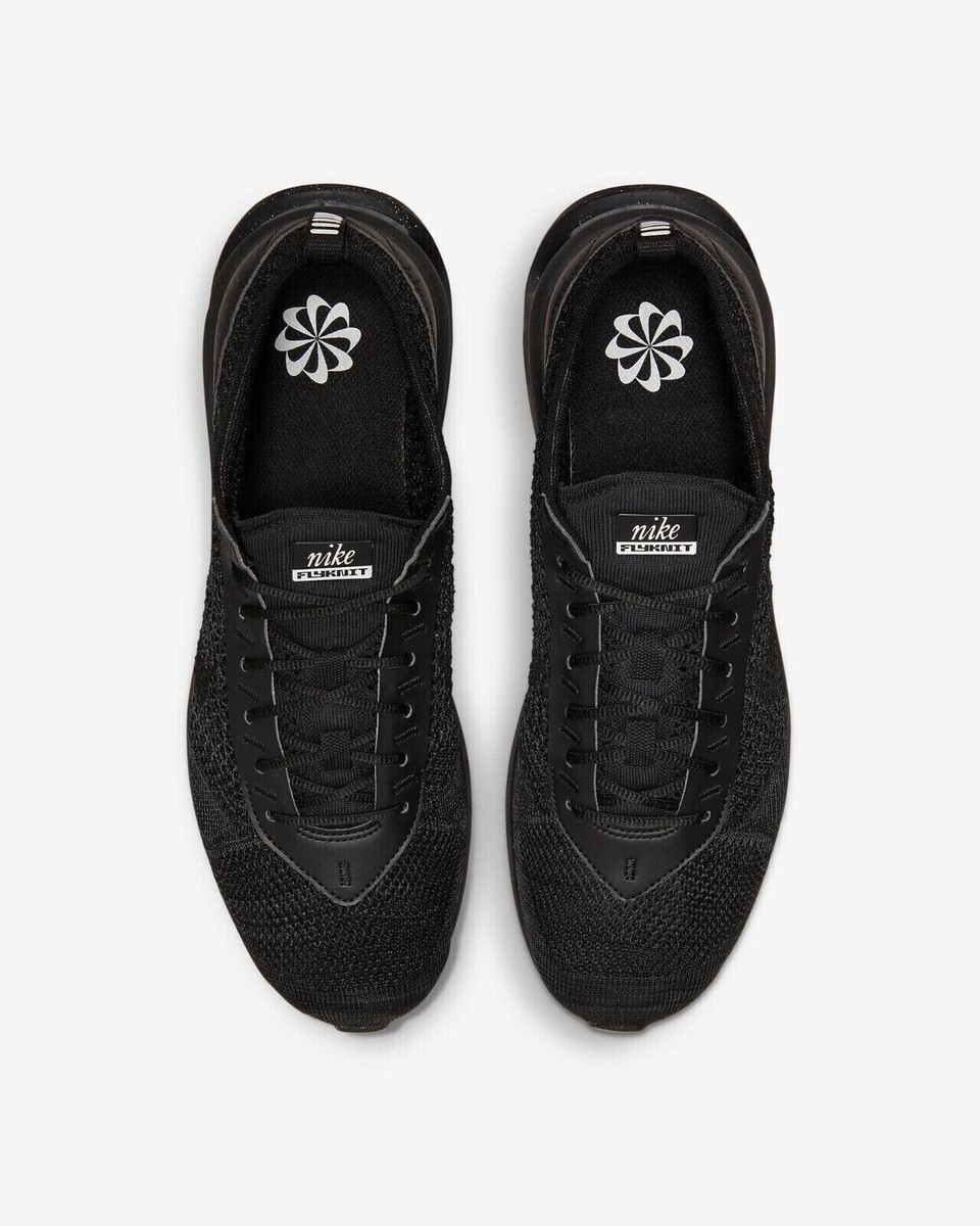 Nike Air Max Flyknit Racer Anthracite Black Sneakers Men Size 11.5 FD2764-001 Nike Air Max Flyknit Racer Mens Size 11.5 Triple Black Gray  main image 3