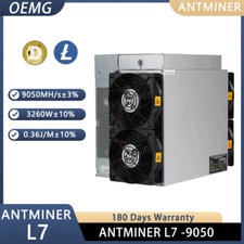 Antminer L7 9050Mh/s 3260W Doge Coin & Litecoin LTC Coinr  Scrypt Algorithm