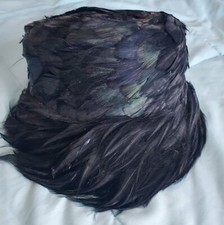 Vintage Union Made Rooster Feather Hat