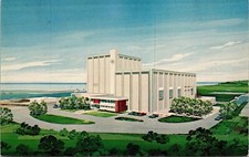 Pilgrim Station Plymouth Massachusetts MA Boston Edison Postcard VTG UNP Vintage