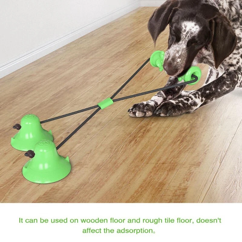 Dog toy suction 2025 cup tug of war