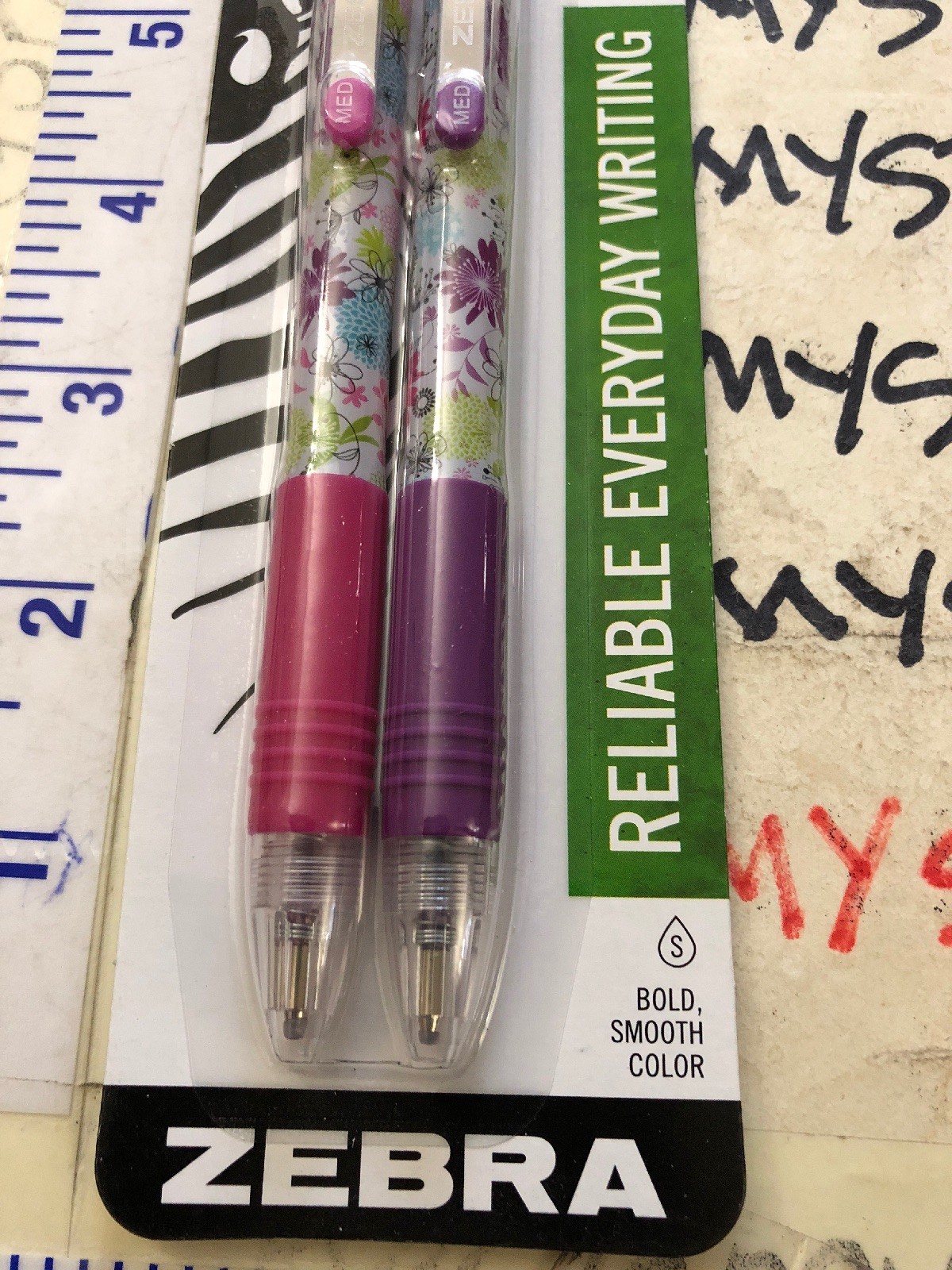 Zebra Pen Z-grip Ballpoint AssortedInk 1.0mm Med Point Reliable Everyday Writing