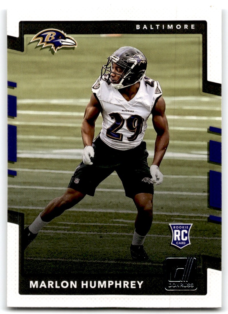 2017 DONRUSS MARLON HUMPHREY RC BALTIMORE RAVENS #378