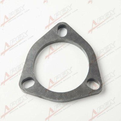 2.75'' ID 3 Bolt Mild Steel Slotted Flange Exhaust Downpipe Pipe Catback Header