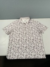 Hickey Freeman Golf Polo Men's Sz L Short Sleeve