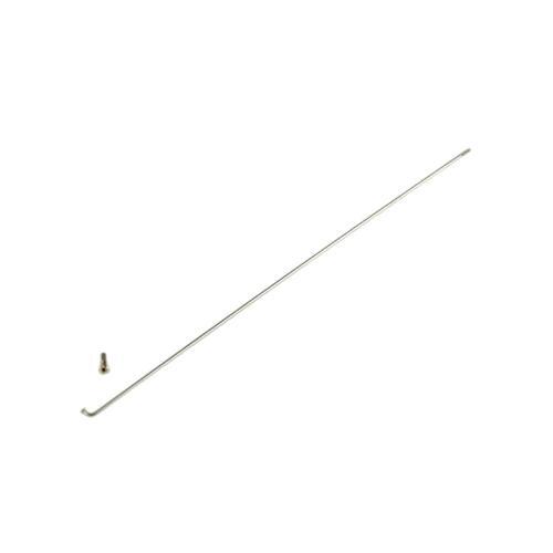 Rayon inox argent 2mm l260mm avec ecrou (boite de 100) - fabricant
