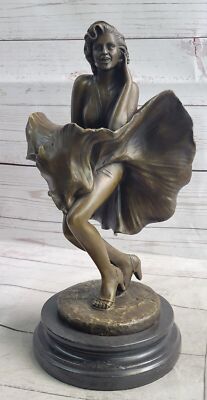 Classical Solid bronze sculpture Marilyn Monroe bronze statue Celebrity Artwork