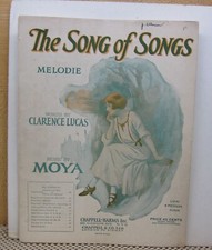 The Song of Songs - Clarence Lucas  Moya - Sheet Music 1914