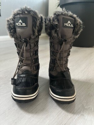 Schicke Winterstiefel von Mols- grau, sehr warm,  neuwertig  Gr. 28 