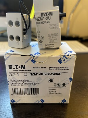 UNDER VOLTAGE TRIP. NZM1-XU208-240AC FOR NZMB1 BREAKERS