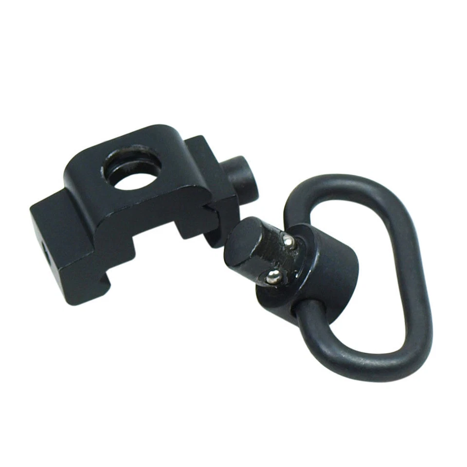 QD Sling Swivel Attachment w/ 20mm Picatinny Rail Mount Quick Release - Image 3 of 4