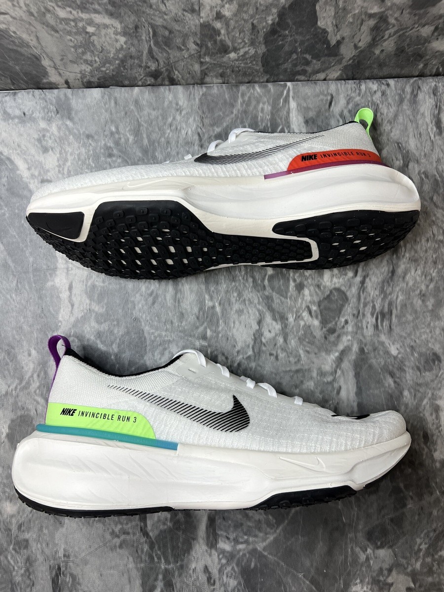 Nike Invincible Run 3 Flyknit SE White Lime FJ1046-100 NEW
