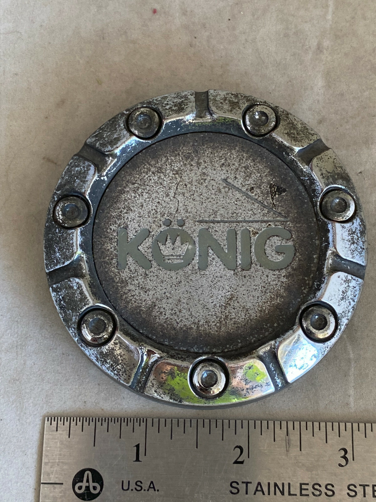 KONIG Theory Custom Wheels CHROME Wheel Rim Hub Hubcap Cover Center Cap 142-1-image