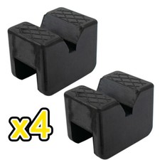 4 Wagenheber Gummiauflage Jack Pad Gummipuffer Unterstellbock Gummiblock Tool DE