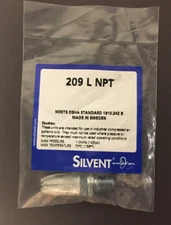 Silvent 209-L-NPT Spraying, Full-Cone Nozzle Air 17 Nm³/h, 3.4 Nm