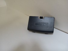 NEW SOLID BLACK Battery cover lid for GBA Gameboy Advance Console W/LOGO