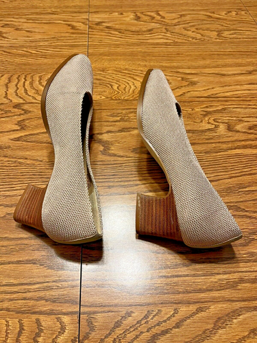 Calico Womens textured English 3 pumps - 8W - Picture 4 of 5