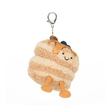 FAO Schwarz Exclusive Jellycat Authentic Amuseables Fran Pancake Bag Charm Plush