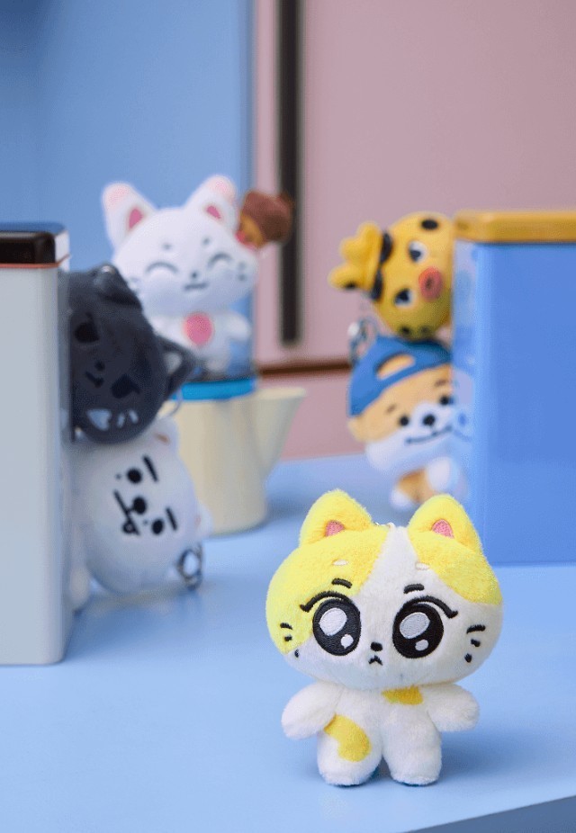 ENHYPEN Official ''ENCHIN'' Character Plush Keyring Doll Kpop MD