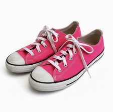Converse Chuck Taylor All Star Pink Canvas Sneakers Kids Size 3 Youth 370407F