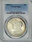 1897-S  PCGS  MS63  MORGAN DOLLAR  *  Tough Date  *  #52062407