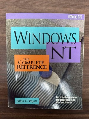 Windows NT: The Complete Reference By Allen Wyatt Book paperback Very Good