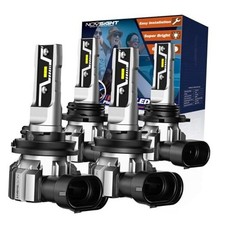 H11 9005 LED Light Bulbs - 500 Super Brighter 6500K Cool White, H11 9005