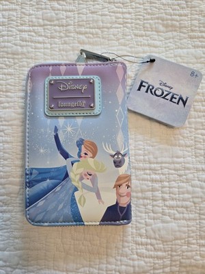 Loungefly Disney Frozen Princess Castle Zip-Around Wallet NWT