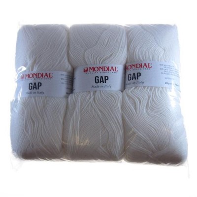 KNÄUEL MERINO/ALPAKA/MIKROFASER WEISS EISEN 3/4 750g MOND-GAP COL.100