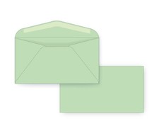 6 3/4 Regular Envelope - Pastel - 24 Light Green 3 5/8 x 6 1/2 - Box of 1000